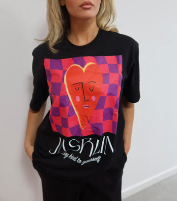 Charley 'Hearts' T-shirt - Black