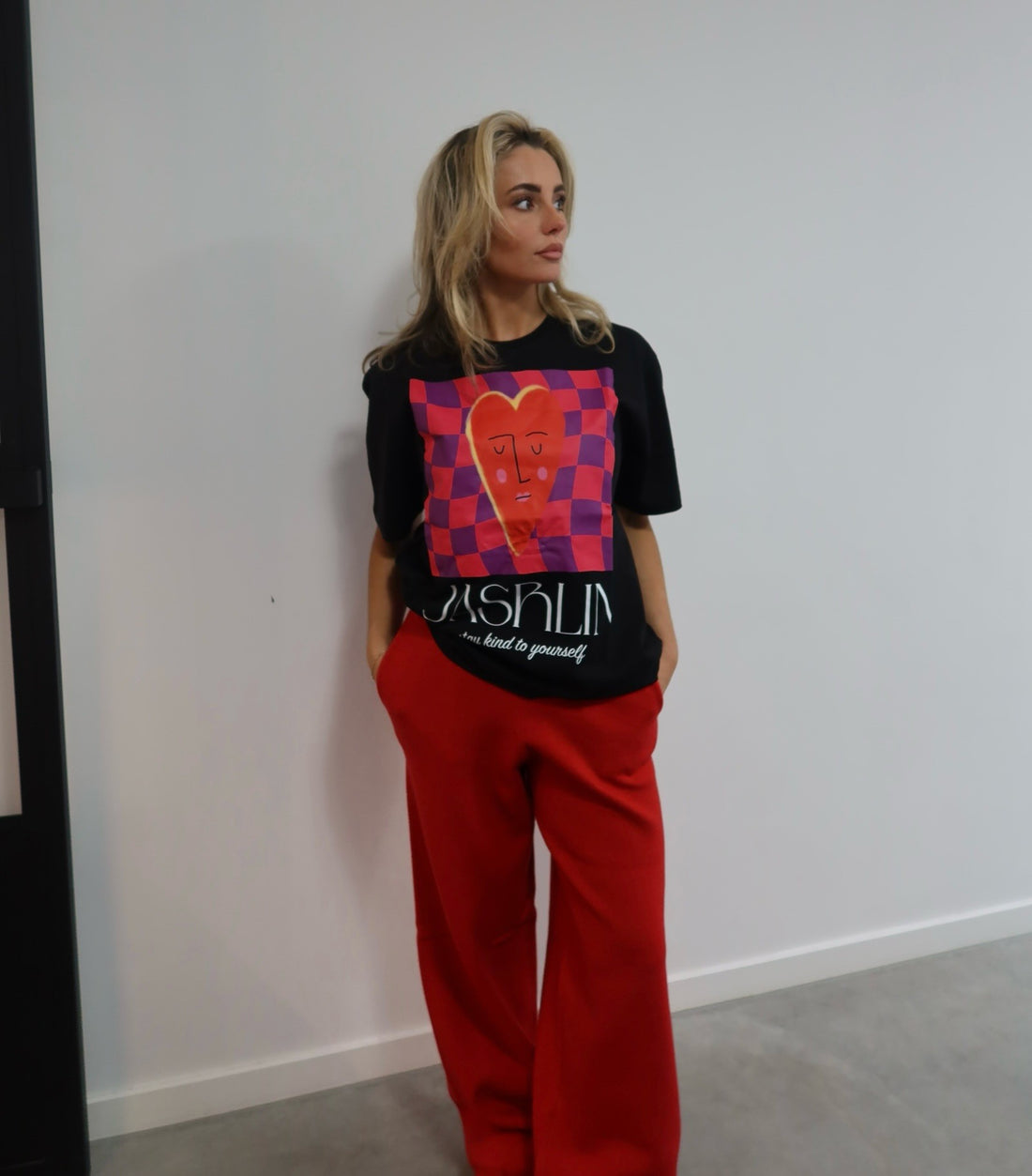 Charley 'Hearts' T-shirt - Black