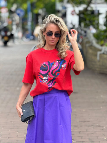 Charley T-shirt Red Lipstick