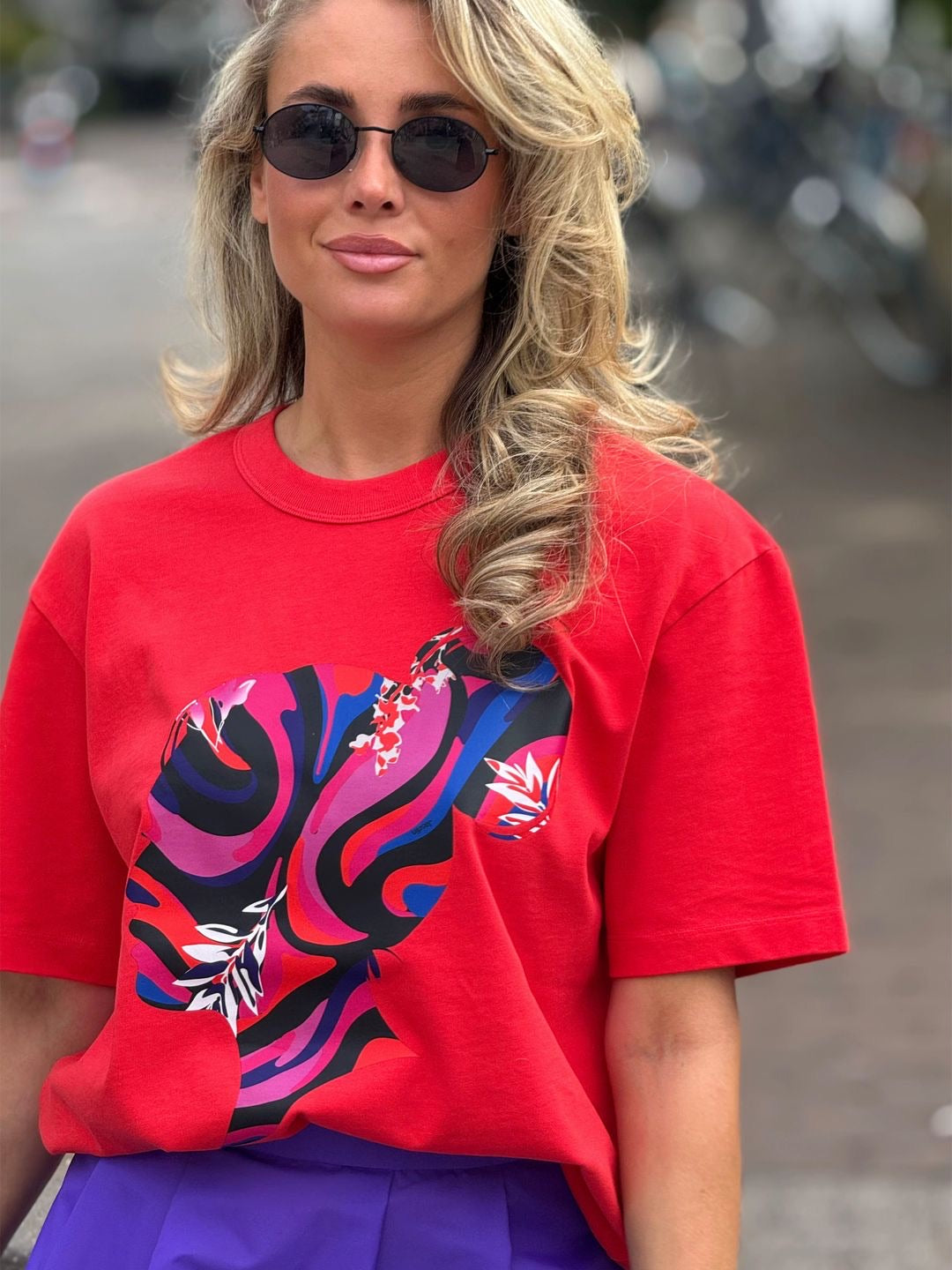 Charley T-shirt Red Lipstick
