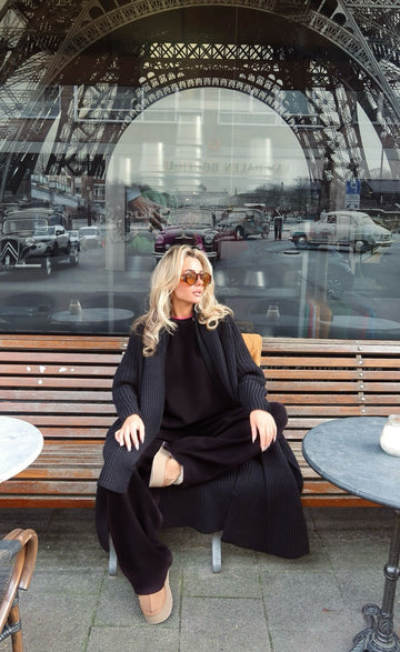 Co-ord Felice pants & Gigi top - Black