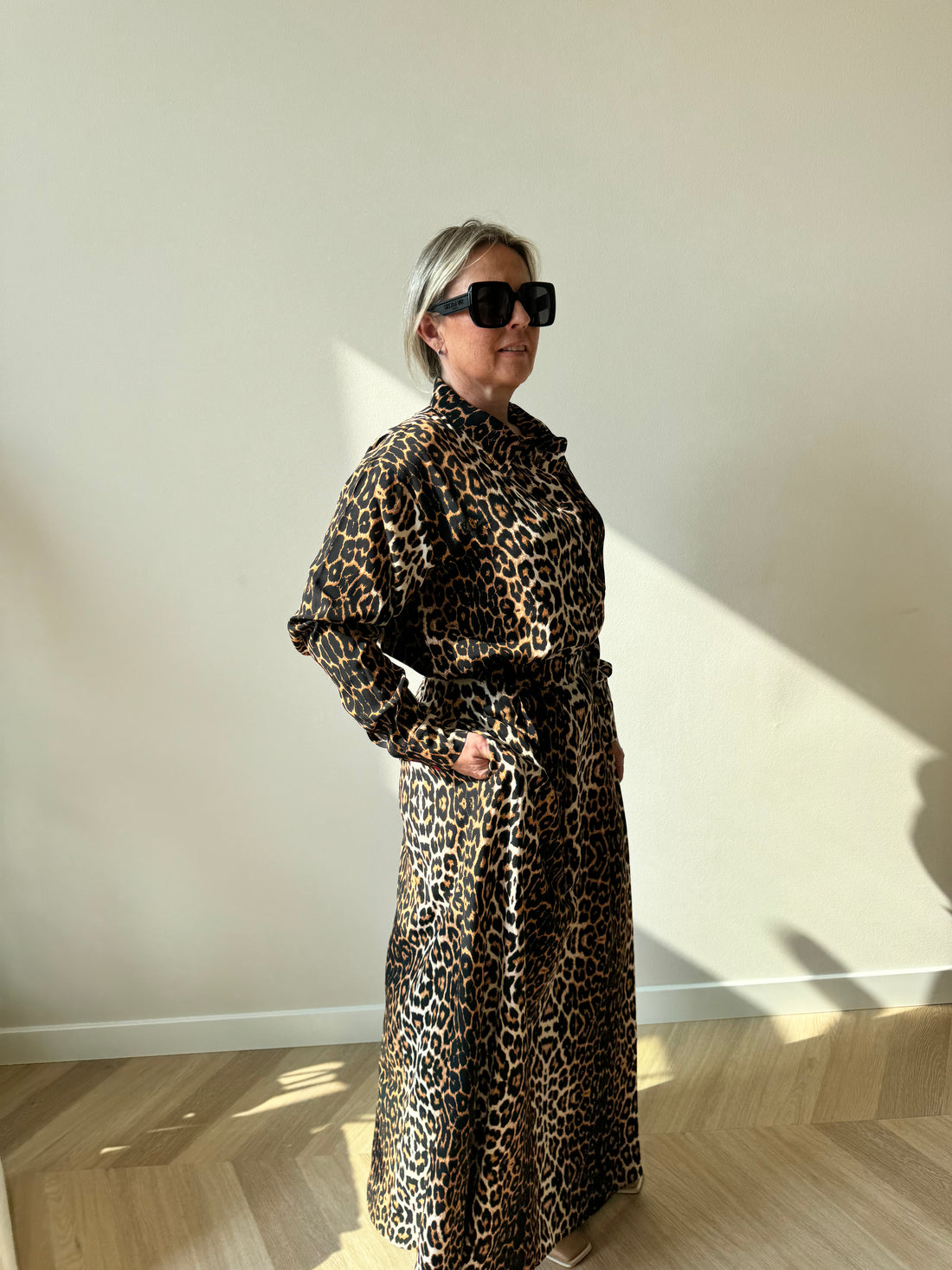 Co-ord Bella blouse & Elle skirt - Leopard