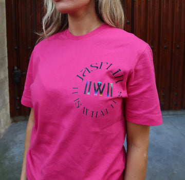 Charley 'It is what it is' T-shirt - Magenta