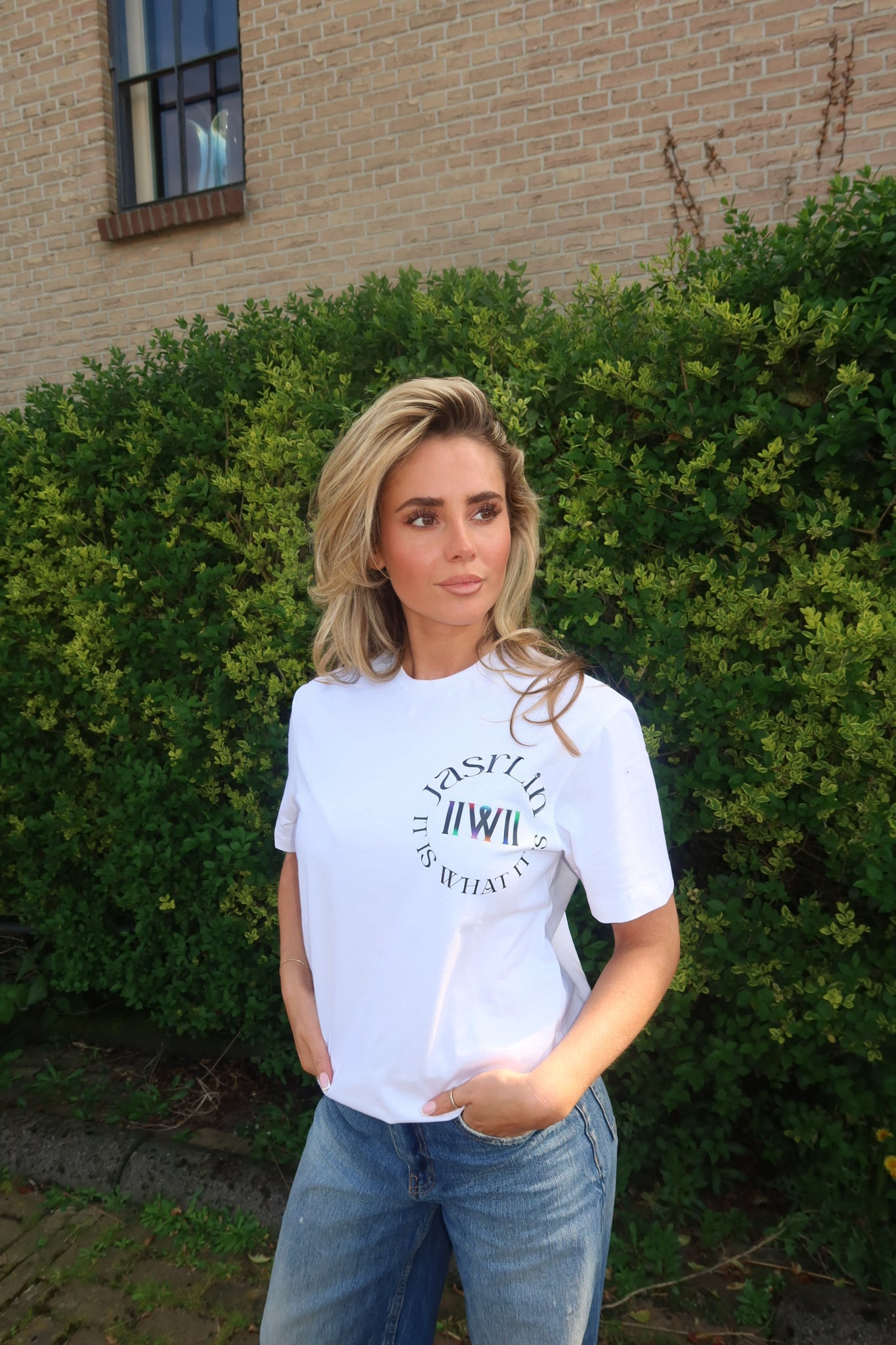 Charley 'It Is What It Is' T-shirt - Crisp White