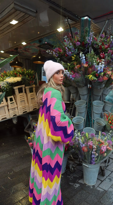 Harper cardigan - Rainbow